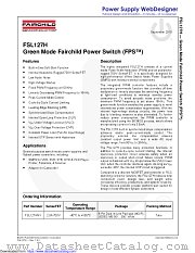FSL127H datasheet pdf Fairchild Semiconductor