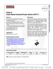 FSQ110 datasheet pdf Fairchild Semiconductor