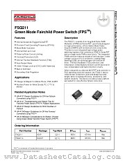 FSQ211 datasheet pdf Fairchild Semiconductor