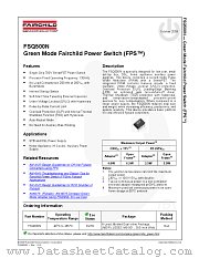 FSQ500N datasheet pdf Fairchild Semiconductor