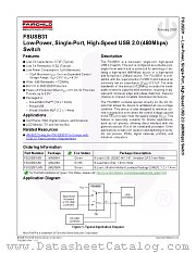 FSUSB31 datasheet pdf Fairchild Semiconductor