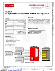 FSUSB73 datasheet pdf Fairchild Semiconductor