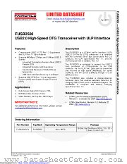 FUSB2500 datasheet pdf Fairchild Semiconductor