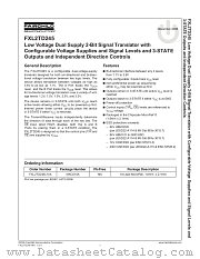 FXL2TD245 datasheet pdf Fairchild Semiconductor
