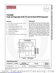 FXL6408 datasheet pdf Fairchild Semiconductor
