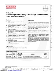 FXLA101 datasheet pdf Fairchild Semiconductor