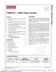 FXMHD103 datasheet pdf Fairchild Semiconductor