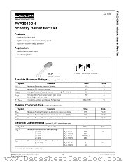 FYA3010DN datasheet pdf Fairchild Semiconductor