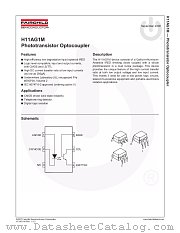 H11AG1M datasheet pdf Fairchild Semiconductor