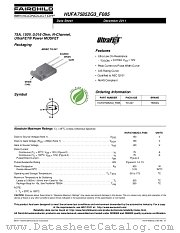 HUF75852G3_F085 datasheet pdf Fairchild Semiconductor