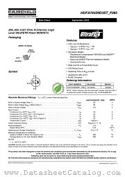 HUF76429D_F085 datasheet pdf Fairchild Semiconductor
