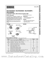 ISL9V3040D_F085 datasheet pdf Fairchild Semiconductor
