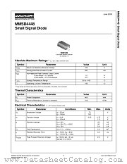 MMSD4448 datasheet pdf Fairchild Semiconductor