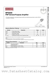 MPS8598 datasheet pdf Fairchild Semiconductor
