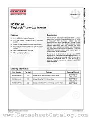 NC7SVL04 datasheet pdf Fairchild Semiconductor