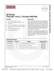 NC7SVL08 datasheet pdf Fairchild Semiconductor