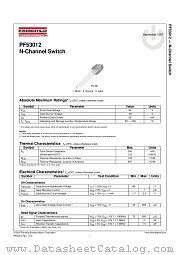 PF53012 datasheet pdf Fairchild Semiconductor