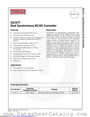 SG1577 datasheet pdf Fairchild Semiconductor