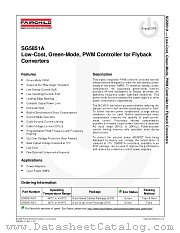 SG5851A datasheet pdf Fairchild Semiconductor