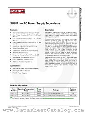 SG6521 datasheet pdf Fairchild Semiconductor