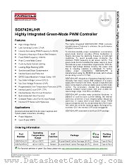 SG6742HR_HL datasheet pdf Fairchild Semiconductor