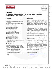 SG6849 datasheet pdf Fairchild Semiconductor