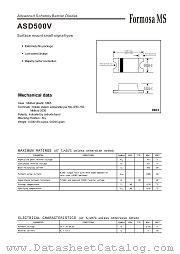 ASD500V datasheet pdf Formosa MS