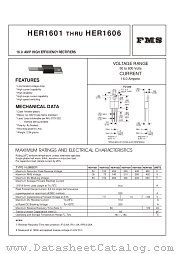 HER1601 datasheet pdf Formosa MS