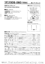 1F150B-060 datasheet pdf Fuji Electric