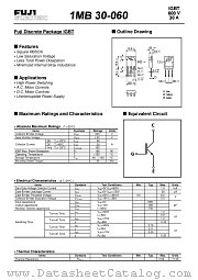 1MB30-060 datasheet pdf Fuji Electric