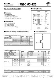 1MBC03-120 datasheet pdf Fuji Electric