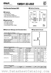 1MBH50-060 datasheet pdf Fuji Electric