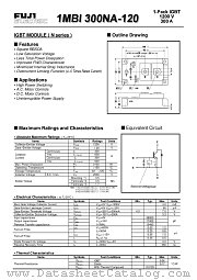 1MBI300NA-120 datasheet pdf Fuji Electric