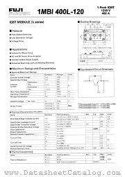 1MBI400L-120 datasheet pdf Fuji Electric