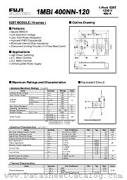 1MBI400NN-120 datasheet pdf Fuji Electric