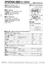 2FI200A-060 datasheet pdf Fuji Electric