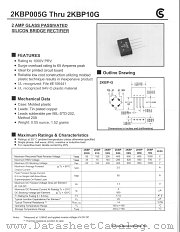 2KBP10G datasheet pdf Fuji Electric