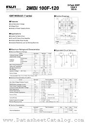 2MBI100F-120 datasheet pdf Fuji Electric