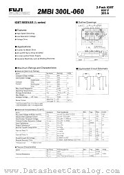 2MBI300L-060 datasheet pdf Fuji Electric