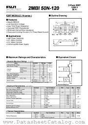 2MBI50N-120 datasheet pdf Fuji Electric