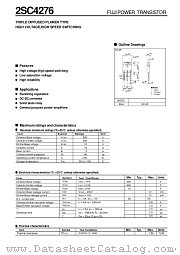 2SC4276 datasheet pdf Fuji Electric