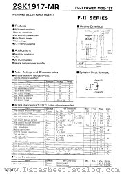 2SK1917-MR datasheet pdf Fuji Electric