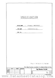 2SK2024-01 datasheet pdf Fuji Electric