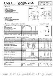 2SK2517-01L datasheet pdf Fuji Electric