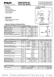2SK3270-01 datasheet pdf Fuji Electric