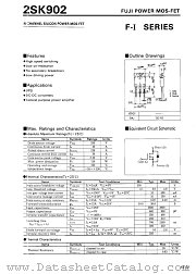2SK902 datasheet pdf Fuji Electric