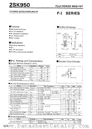 2SK950 datasheet pdf Fuji Electric