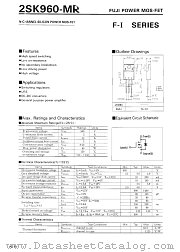 2SK960-MR datasheet pdf Fuji Electric