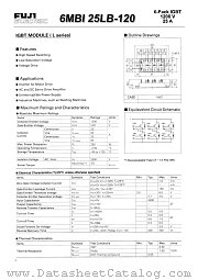 6MBI25LB-120 datasheet pdf Fuji Electric