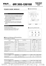 6RI30G-120 datasheet pdf Fuji Electric